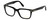 Profile View of Tom Ford CALIBER FT5304-001 Designer Progressive Lens Prescription Rx Eyeglasses in Gloss Black Gold Unisex Square Full Rim Acetate 54 mm