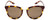 Front View of Smith Optics Bridgetown-MY3 Womens Sunglass Tortoise Havana Gold/Grey Green 54mm