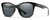 Profile View of Smith Optics Caper-WR7 Unisex Sunglasses Black & Beige Tortoise Havana/Grey 53mm