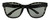 Front View of Smith Optics Caper-WR7 Unisex Sunglasses Black & Beige Tortoise Havana/Grey 53mm