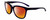 Profile View of Smith Optics Cavalier-141 Designer Polarized Sunglasses with Custom Cut Red Mirror Lenses in Indigo Purple Crystal Silver Ladies Cat Eye Full Rim Acetate 55 mm