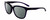 Profile View of Smith Optics Cavalier-141 Designer Polarized Reading Sunglasses with Custom Cut Powered Smoke Grey Lenses in Indigo Purple Crystal Silver Ladies Cat Eye Full Rim Acetate 55 mm