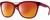 Profile View of Smith Optics Cavalier-LPA Designer Polarized Sunglasses with Custom Cut Red Mirror Lenses in Matte Maroon Red Gunmetal Ladies Cat Eye Full Rim Acetate 55 mm