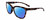 Profile View of Smith Optics Cavalier-MMH/G0 Designer Polarized Sunglasses with Custom Cut Blue Mirror Lenses in Violet Purple Beige Tortoise Havana Gold Ladies Cat Eye Full Rim Acetate 55 mm