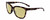 Profile View of Smith Optics Cavalier-MMH/G0 Designer Polarized Reading Sunglasses with Custom Cut Powered Sun Flower Yellow Lenses in Violet Purple Beige Tortoise Havana Gold Ladies Cat Eye Full Rim Acetate 55 mm