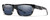 Profile View of Smith Optics Crossfade-TCB Womens Sunglasses Black White Tortoise/Grey Blue 55mm