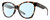 Profile View of Smith Optics Fairground-086 Designer Blue Light Blocking Eyeglasses in Dark Tortoise Havana Brown Amber Ladies Round Full Rim Acetate 55 mm