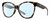 Profile View of Smith Optics Fairground-086 Designer Progressive Lens Blue Light Blocking Eyeglasses in Dark Tortoise Havana Brown Amber Ladies Round Full Rim Acetate 55 mm