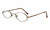 Calabria MetaFlex T Pewter Eyeglasses :: Custom Left & Right Lens