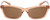 Front View of Smith Optics Getaway-IMM Cat Eye Sunglasses in Crystal Tobacco Brown/Amber 56 mm