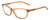 Profile View of Smith Optics Getaway-IMM Designer Reading Eye Glasses with Custom Cut Powered Lenses in Crystal Tobacco Brown Ladies Cat Eye Full Rim Acetate 56 mm