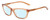 Profile View of Smith Optics Getaway-IMM Designer Blue Light Blocking Eyeglasses in Crystal Tobacco Brown Ladies Cat Eye Full Rim Acetate 56 mm