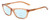 Profile View of Smith Optics Getaway-IMM Designer Progressive Lens Blue Light Blocking Eyeglasses in Crystal Tobacco Brown Ladies Cat Eye Full Rim Acetate 56 mm