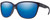 Profile View of Smith Optics Monterey-1JZ Unisex Pantho Sunglass Navy/Chromapop Blue Mirror 58mm