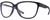 Profile View of Smith Optics Monterey-1JZ Designer Reading Eye Glasses with Custom Cut Powered Lenses in Matte Midnight Navy Blue Unisex Panthos Full Rim Acetate 58 mm