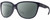 Profile View of Smith Optics Monterey-1JZ Designer Polarized Sunglasses with Custom Cut Smoke Grey Lenses in Matte Midnight Navy Blue Unisex Panthos Full Rim Acetate 58 mm