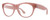 Profile View of Smith Optics Sophisticate-F45 Designer Bi-Focal Prescription Rx Eyeglasses in Mauve Purple Crystal Ladies Round Full Rim Acetate 54 mm