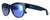 Profile View of Smith Optics Sophisticate-OXZ/TE Women Sunglasses Crystal Denim/Blue Mirror 54mm