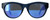 Front View of Smith Optics Sophisticate-OXZ/TE Women Sunglasses Crystal Denim/Blue Mirror 54mm