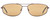 Front View of Reptile Sierra Unisex Avaitor Designer Polarized Sunglasses Espresso/Brown 60 mm