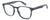 Profile View of Levi's Timeless LV5008S Designer Reading Eye Glasses with Custom Cut Powered Lenses in Crystal Blue Horn Marble Unisex Panthos Full Rim Acetate 52 mm