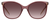 Front View of Levi's Timeless LV5009S Womens Cat Eye Sunglasses Pink Crystal/Red Gradient 56mm