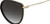 Side View of Levi's Timeless LV5011S Women's Cat Eye Sunglasses Black Gold/Grey Gradient 56mm
