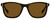 Front View of Levi's Timeless LV5013CS Unisex Sunglass in Crystal Blue Horn Marble/Brown 53 mm