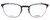 Front View of Carrera CA6660 Unisex Pantho Designer Reading Glasses Black Frosted Crystal 50mm