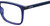 Side View of Levi's Seasonal LV1004 Designer Reading Eye Glasses with Custom Cut Powered Lenses in Crystal Royal Blue Unisex Rectangular Full Rim Acetate 53 mm