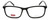 Front View of Levi's Seasonal LV1018 Unisex Rectangular Designer Reading Glasses in Black 55mm