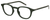 Profile View of Levi's Seasonal LV1029 Designer Single Vision Prescription Rx Eyeglasses in Army Green Grey Unisex Panthos Full Rim Acetate 48 mm