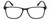 Front View of Geoffrey Beene GBR001 Men's Panthos Designer Reading Glasses in Gloss Black 53mm