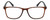 Front View of Geoffrey Beene GBR001 Designer Single Vision Prescription Rx Eyeglasses in Gloss Tortoise Havana Brown Gold Black Mens Panthos Full Rim Acetate 53 mm