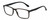 Profile View of Geoffrey Beene GBR002 Designer Bi-Focal Prescription Rx Eyeglasses in Grey Tortoise Havana Black Mens Rectangular Full Rim Acetate 53 mm