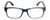 Front View of Geoffrey Beene GBR003 Designer Single Vision Prescription Rx Eyeglasses in Navy Blue Clear Crystal Fade Mens Rectangular Full Rim Acetate 52 mm