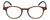 Front View of Geoffrey Beene GBR004 Designer Single Vision Prescription Rx Eyeglasses in Matte Tortoise Havana Brown Gold Black Mens Oval Full Rim Acetate 46 mm