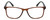 Front View of Geoffrey Beene GBR007 Designer Single Vision Prescription Rx Eyeglasses in Matte Dark Tortoise Havana Black Mens Rectangular Full Rim Acetate 53 mm