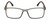 Front View of Geoffrey Beene GBR008 Designer Single Vision Prescription Rx Eyeglasses in Matte Crystal Grey Tortoise Havana Mens Rectangular Full Rim Acetate 53 mm