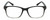 Front View of Geoffrey Beene GBR009 Designer Reading Eye Glasses with Custom Cut Powered Lenses in Gloss Black Clear Crystal Fade Mens Panthos Full Rim Acetate 52 mm