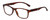 Profile View of Geoffrey Beene GBR010 Designer Progressive Lens Prescription Rx Eyeglasses in Gloss Crystal Tortoise Havana Brown Gold Silver Mens Oval Full Rim Acetate 52 mm