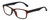 Profile View of Geoffrey Beene GBR011 Designer Single Vision Prescription Rx Eyeglasses in Matte Tortoise Havana Brown Gold Black Mens Rectangular Full Rim Acetate 52 mm
