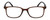 Front View of Geoffrey Beene GBR012 Designer Reading Eye Glasses with Custom Cut Powered Lenses in Matte Tortoise Havana Brown Gold Black Mens Oval Full Rim Acetate 53 mm