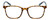 Front View of Lulu Guinness LR75 Designer Single Vision Prescription Rx Eyeglasses in Tortoise Havana Amber Brown Colorful Floral Ladies Panthos Full Rim Acetate 50 mm