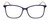 Front View of Lulu Guinness LR82 Women's Designer Reading Glasses in Purple Pink Crystal 54 mm