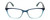 Front View of Lulu Guinness LR84 Designer Single Vision Prescription Rx Eyeglasses in Navy Blue Crystal Fade Floral Ladies Cat Eye Full Rim Acetate 53 mm