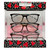 Profile View of Lulu Guinness 3 PACK Gift Womens Reading Glasses Blue,Tortoise Floral,Brown+1.50