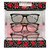 Profile View of Lulu Guinness 3 PACK Gift Womens Reading Glasses Blue,Tortoise Floral,Brown+2.50