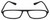 Front View of Flexie Sport 724 Unisex Full Rim Lightweight Reading Glasses in Matte Black 54mm