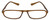 Front View of Flexie Sport 724 Unisex Oval Lightweight Reading Glasses Matte Smoke Brown 54 mm
